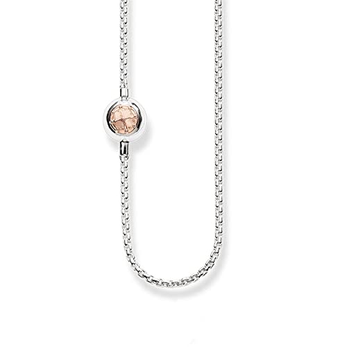 TOPOB Halskette Basic Rose Gold 925 Silber Kette Mode Europäischen Stil Geschenk Herren Damenfreunde (Length : 90cm)