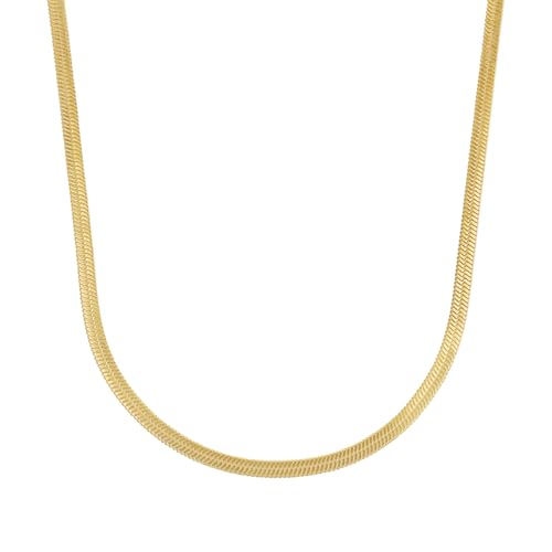 s.Oliver Halskette Edelstahl Damen Halsschmuck, 42+3 cm, Gold, Kommt in Schmuck Geschenk Box, 2037988