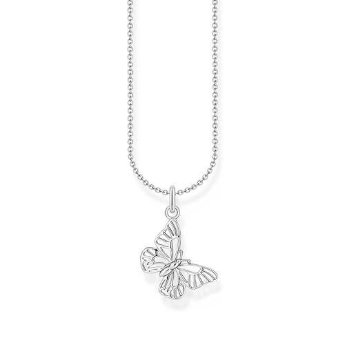 Thomas Sabo Kette mit Schmetterling-Anhänger 925 Sterlingsilber KE2223-001-21