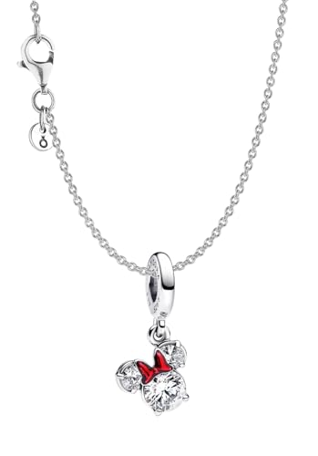 PANDORA Damencollier Geschenkset Silber Disney Minnie Maus Silhouette 68628