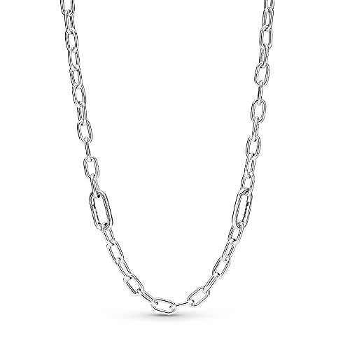 PANDORA ME Link Chain Halskette 50cm aus Sterling-Silber, Kompatibel mit PANDORA ME Armbänder, 399685C00-50