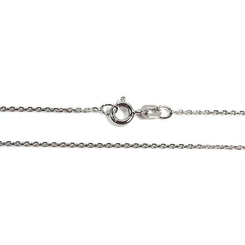 wawaki Basic Silber Kette Baby Anker Halskette Sterling-Silber 925 Länge 36 cm