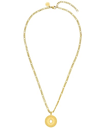 Purelei® Lolani Kette Damen (Gold) – Halskette Damen aus langlebigem Edelstahl – Wasserfeste Kette mit Anhänger – 45-50 cm Länge verstellbar – Halskette für deinen individuellen Look