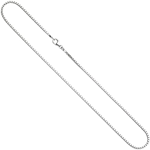 Jobo Damen Venezianerkette 925 Silber 1,2 mm 38 cm Halskette Kette Silberkette Karabiner