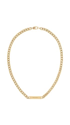 Tommy Hilfiger Jewelry Gliederarmband und Halskette für Herren aus Gelbgoldenes Edelstahl, Necklace