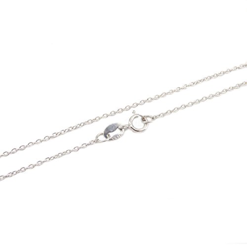 NaturSchatulle Feine Silberkette 925 Sterling Silber 40-80cm Halskette ohne Anhänger Damen 1,2mm Ankerkette Ringverschluss Länge Panzerkette (70cm)