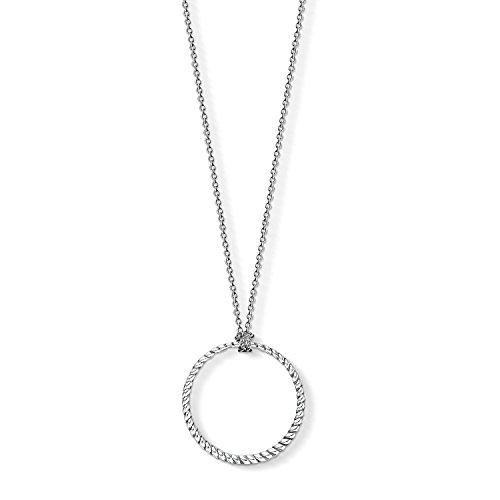 Thomas Sabo Damen Herren-Charm-Kette Kreis Groß Charm Club 925 Sterling Silber X0251-637-21-L90