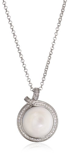 Esprit Damen-Kette ballroom white 925 Sterlingsilber 52 Zirkonia farblos 42-45cm S.ESNL92046A420