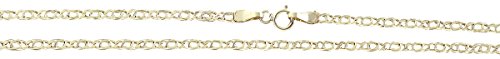 Hobra-Gold 50 cm GOLDKETTE 585 - SEHR SCHÖNES MUSTER - HALSKETTE - KETTE GOLD 14 KT