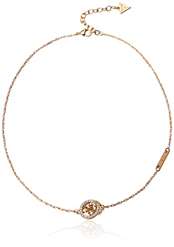 Guess Damen-Kette Edelstahl One Size Roségold 32012899