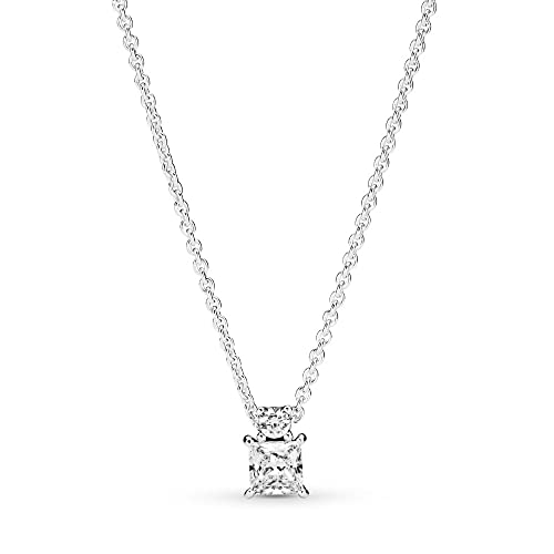 Pandora Kette Timeless  funkelnder Anhänger  silber, Zirkonia 390048C01-45