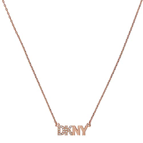 DKNY Damen-Halskette Pave Logo Pendant 5519996