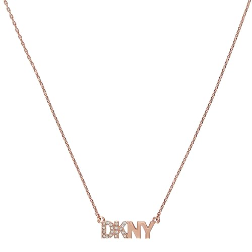 DKNY Damen-Halskette Pave Logo Pendant 5519996