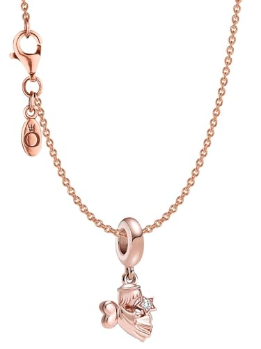 PANDORA Geschenk-Set Damen-Collier Engel mit Herzflügel eleganter Halsschmuck, wunderschönes Geschenk-Set für modische Frauen, 51742