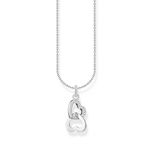 Thomas Sabo Kette mit Anhänger verschlungene Herzen 925 Sterlingsilber KE2267-051-14