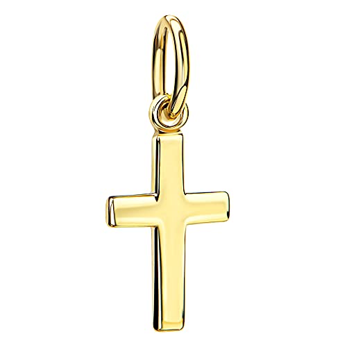 Kreuz-Anhänger 585 Gold Gold-Kreuz für Damen, Herren und Kinder Ketten-Anhänger 14 Karat