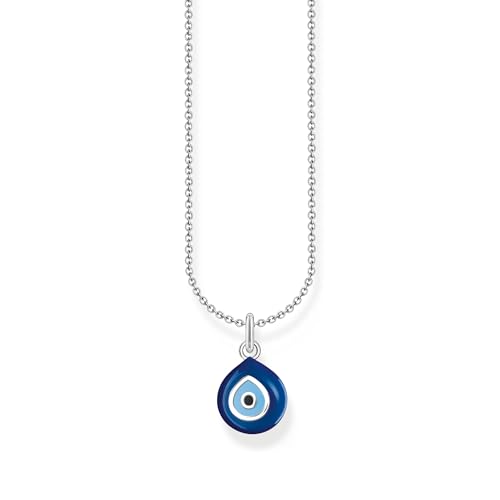 Thomas Sabo Kette mit blauem Nazar-Auge-Anhänger 925 Sterlingsilber KE2218-007-1