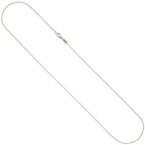 Jobo Damen Ankerkette rund 585 Gold Rotgold 1,0 mm 42 cm Kette Halskette Rotgoldkette