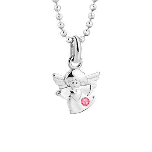 butterfly Kinderkette Mädchen Halskette Silber 925 Schutz-Engel Glücksbringer rosa längen-verstellbar Ökologische Verpackung Geschenk Mädchen Schmuck