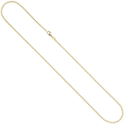 2mm Weitankerkette Kette Halskette Halsschmuck 585 Gold Gelbgold 45cm