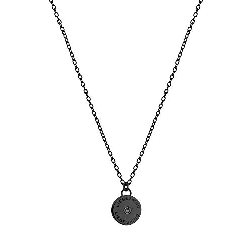 Liebeskind Berlin Kette aus Edelstahl in Schwarz LJ-0557-N-45