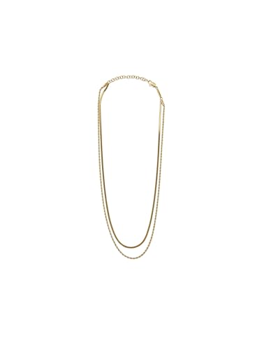 ESPRIT Damen-Kette Edelstahl One Size Gelbgold 32024400