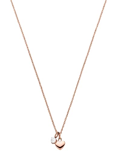 Purelei® Brave Kette Damen (Roségold) – Halskette Damen aus langlebigem Edelstahl – Wasserfeste Kette mit Anhänger – 50-55 cm Länge verstellbar – Halskette für deinen individuellen Look