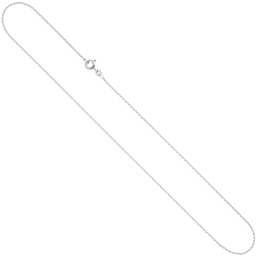 Jobo Damen-Ankerkette aus 585 Weißgold 1,3 mm 45 cm