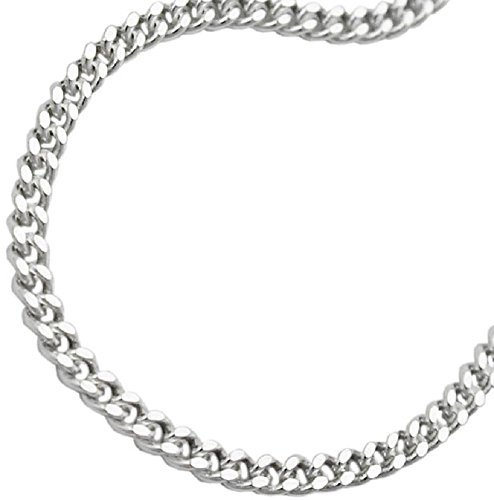 Kette Halskette Silberkette 925 Silber Damen Panzerkette für Frauen Breite 2,8 mm Kettenlänge: 70 cm Anhängerkette