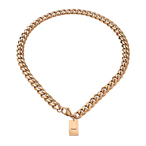 Liebeskind damen Halskette, Modern, Rosegold, Einheitsgröße