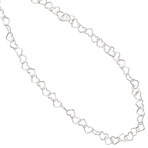 Schmuck Krone Kette Collier Herzen Herzchen 925 Silber Silberkette 35 cm Halskette Kinder